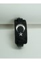 Moon Star Silver Gilt Printed Genuine Leather Bracelet, 2.5 cm Wide - 4