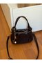 Stylish Brown Women's Hand and Shoulder Bag with Star Charm Detail - 4