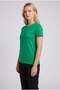 Women's Bntn Green Breathable Crew Neck Regular Fit Regular Cut Unprinted Basic T-Shirt - 2