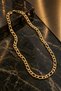 Textured Figaro Chain Men's Necklace - 5