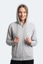 Kiron I Women's Hooded Gray Sweatshirt - 6