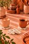 Decorative Concrete Marble Patterned Brown Color Hexagonal Model 4 Piece Coaster Set Set Bohemian Style Coaster - 3