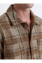 Rmz Gi̇yi̇m Farkiyla Relax Fit Checkered Embroidered Men's Shirt Jacket - 3
