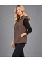 Women's Hooded Fleece Lined Zippered Waterproof Vest - 2