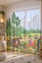 Children's Room Tulle Curtain with Masha and the Bear Figures - 2