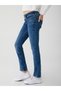 Jonquıl Low Waist Narrow Leg Dark Indigo Jean Pants - 4
