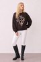 Women's Sweatshirt Swt02930 Brown