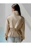 Women's Mock Neck Short Trench Coat - 4