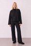 Women's Sweatshirt Swt02713 Black