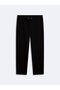 Drawstring Waistband Straight Leg Black Tracksuit - 3