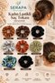 Women's Scrunchie Hair Clip Velvet Black Elastic Hair Clip - 2