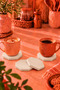 Decorative Concrete Gray Color Hexagonal Model 4 Piece Coaster Set Set Bohemian Style Coaster - 5