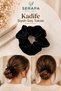 Women's Scrunchie Hair Clip Velvet Black Elastic Hair Clip