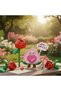 Micro Block Avocado Flower 330 Pieces Lz8818 - 3