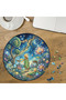 The Little Prince in the Enchanted Forest Designed Special Cut Round 272 Piece Wooden Puzzle Mpda862