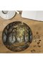 Autumn Forest Design Special Cut Round 272 Piece Wooden Puzzle Mpda798