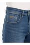 Justin Men's Green Cast Skinny Jean Pants with Narrow Legs and Low Waist - 4