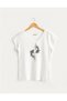 Yin Yang Black Fishes V-Neck T-Shirt