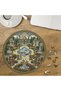 Pool Palace Garden Designed Special Cut Round 272 Piece Wooden Puzzle Mpda706