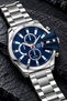 Original Men's Watch - 3 Atm Water Resistance - Silver Color Steel Band - Japanese Calendar Movement - 2 Years Warranty - Gift Wristwatch with Stylish Box Tje2099C2