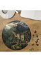 Sumela Monastery Designed Special Cut Round 272 Piece Wooden Puzzle Mpda825