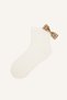 Women's Leopard Ribbon Detailed 2-Piece Cotton Socks I6675Axns - 3