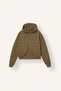 Loose Fit Hooded Button Detailed Crop Napoleon Cardigan I9652Ax26Au - 6