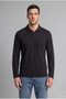 100% Cotton Regular Fit Polo Collar Pique Long Sleeve Basic T-Shirt J1274Ax26Wn - 3