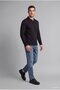 100% Cotton Regular Fit Polo Collar Pique Long Sleeve Basic T-Shirt J1274Ax26Wn