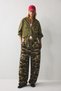 Loose Fit Hooded Button Detailed Crop Napoleon Cardigan I9652Ax26Au - 2