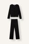 Floral Lace Detailed Regular Fit Long Sleeve Pajama Set I7256Ax26Au - 7