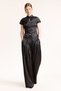 Wide Leg Wide Fit Regular Waist Wide Leg Patterned Trousers I6571Ax26Wn - 2