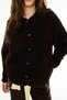 Regular Fit Crew Neck Buttoned Knitted Plush Cardigan I3556Ax26Wn - 4