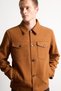 Regular Fit Polo Collar Pocketed Buttoned Coat I1002Ax26Wn