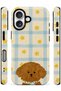 Compatible with iPhone 16 - Brown Dog, Double Layer Cover, Glossy Surface Protective Case - 2