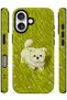 iPhone 16 Plus Compatible - Puppy Dog, Double Layer Cover, Glossy Surface Protective Case - 2