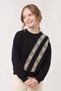 Girl's Sweatshirt Age 8-14 32338 - 2