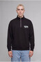 Boxy Fit Half Zipper High Neck Printed Long Sleeve Sweatshirt H3868Ax26Au - 2