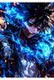 Dabi Blue Flames Anime Metal Poster - Magnetic Wall Art Print