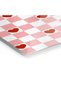 Checkerboard Hearts Love Metal Poster - Magnetic Wall Art Print - 3