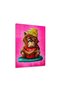 Tired Bear Illustration Pop Art Metal Poster - Magnetic Wall Art Print - 2
