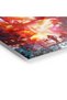 Festive Night City Gaming Metal Poster - Magnetic Wall Art Print - 3