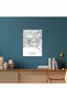 Nairobi Kenya City Map Metal Poster - Magnetic Wall Art Print - 6