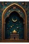 Islamic Architecture Metal Poster - Magnetic Wall Art Print