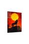 Lion on a Cliff Pop Art Metal Poster - Magnetic Wall Art Print - 2