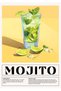 Mojito Cocktail Metal Poster - Magnetic Wall Art Print