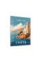 Crete Travel Metal Poster - Magnetic Wall Art Print - 2