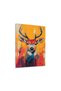 Deer Vibrant Colors Pop Art Metal Poster - Magnetic Wall Art Print - 2