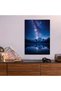 Galaxies Reflection Movie Metal Poster - Magnetic Wall Art Print - 5