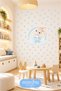 Blue Cute Rabbit and Blue Stars 72 Piece Baby Kids Room Wall Sticker Set Mnb-105 - 2